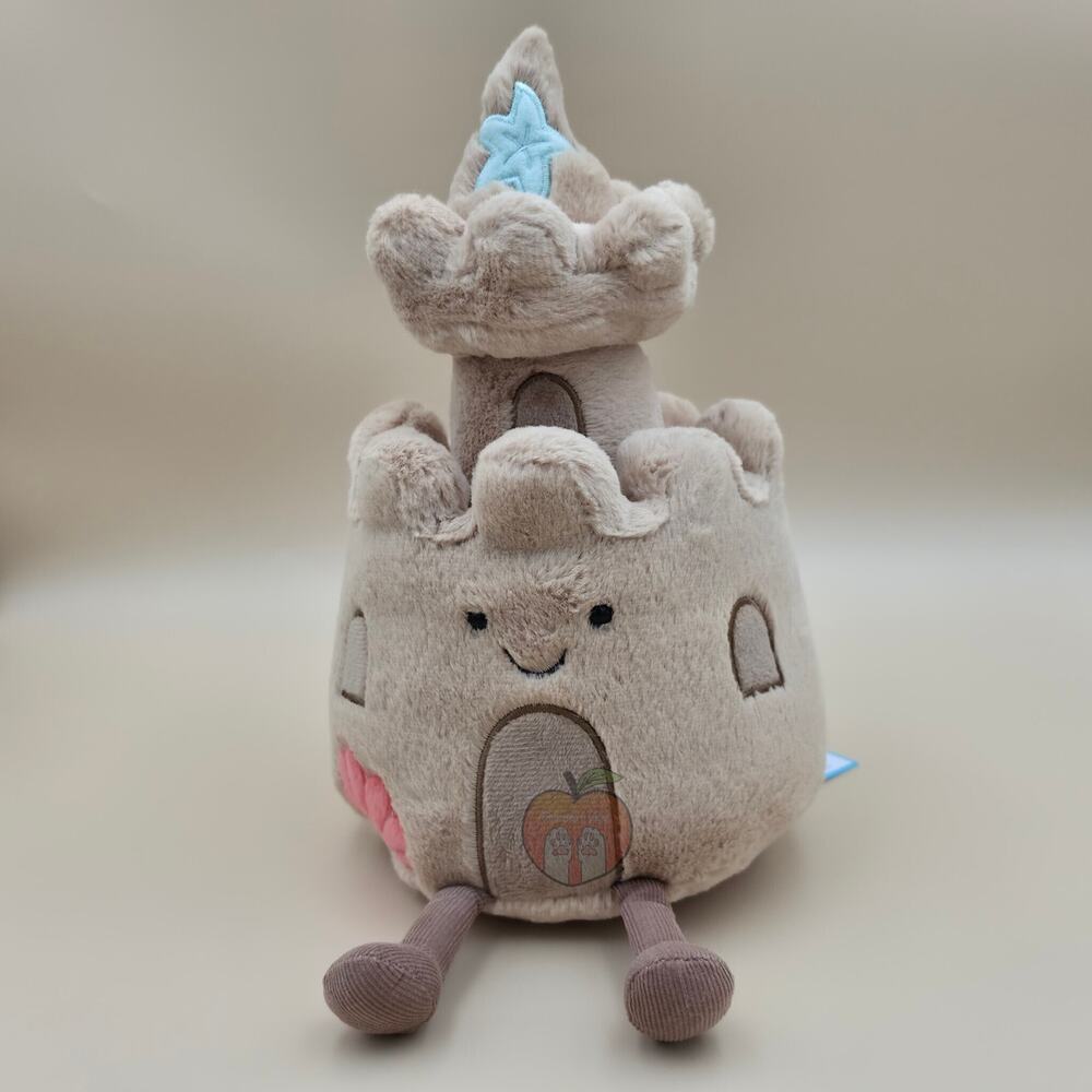 Jellycat Amuseables Sand Castle - AUTHENTIC - NEW WITH TAGS